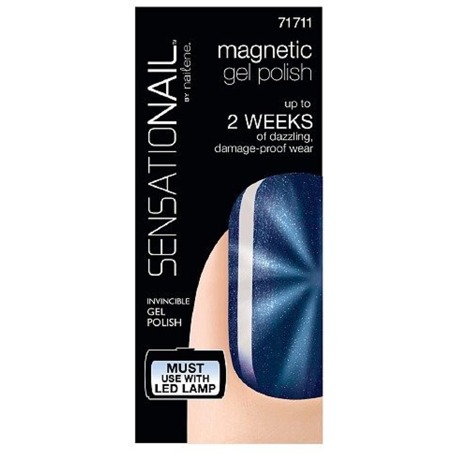 Sensationail- 71711- Magnetic Gel Polish-'tantalize' .30 oz -NEW- Lot of TEN