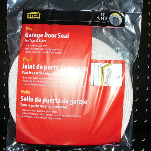 M-D Building Products Available 3822 Vinyl Garage Door Top and Sides Seal, 30