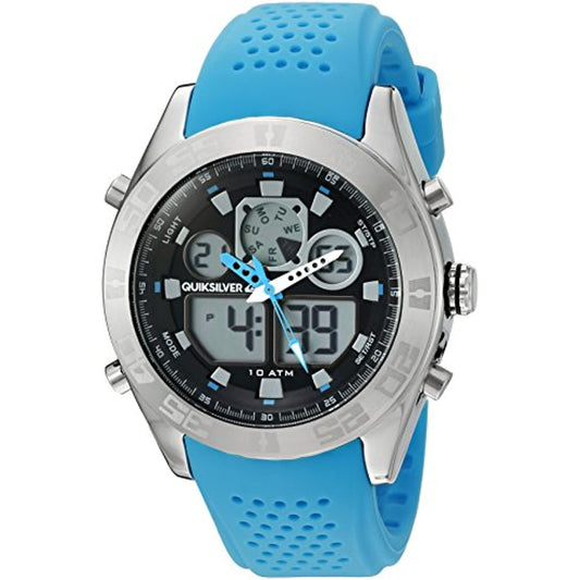 Quiksilver Men's THE FIFTY50 Digital Chronograph Watch Blue Silicone NO BOX