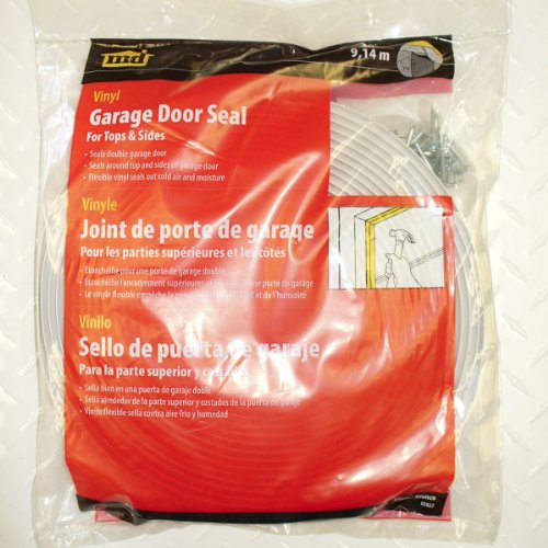 M-D Building Products Available 3822 Vinyl Garage Door Top and Sides Seal, 30