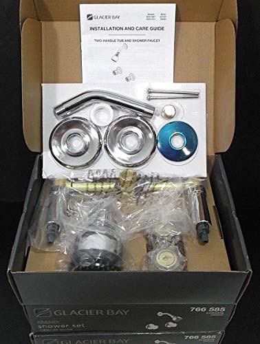 Glacier-Bay-Aragon-2-Handle-WaterSense-Shower-Faucet-Valve-Included-Chrome Glacier-Bay-Aragon-2-Handle-WaterSense-Shower-Faucet-Valve-Included-Chrome Glacier-Bay-Aragon-2-Handle-WaterSense-Shower-F
