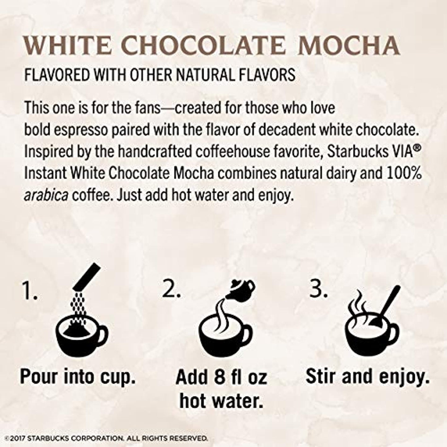 12 Boxes Starbucks Via White Chocolate Mocha Latte Flavor 60 Packs Best By 1/21