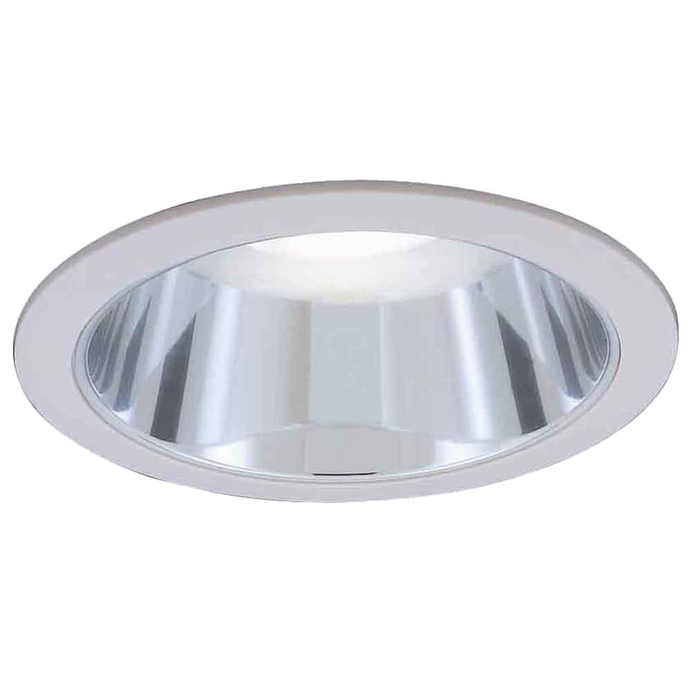 Commercial Electric 6 in R30 Clear Chrome Recessed Reflector Trim Ceiling 6-Pack