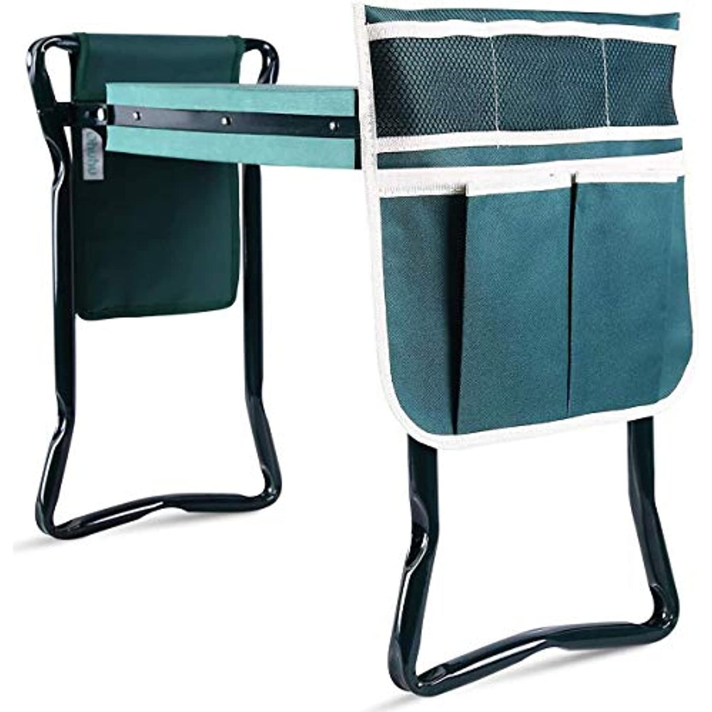 Ohuhu Upgraded Garden Kneeler and Seat with Thicken & Widen Soft Kneeling Pad