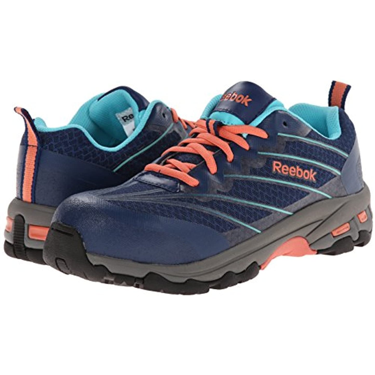 Reebok Work Women's Exline RB426 Work Shoe, Indigo Blue, 8 Medium
