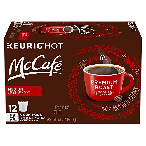 McCafé Premium Roast Coffee, Medium Roast, K-Cup Pods, Lot of 2 -24 ct BB 4/2020