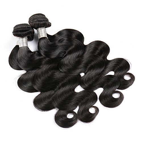 MDL Hair Brazilian Remy Human Hair Weave 24inch Natural Black Color Body Wave 1
