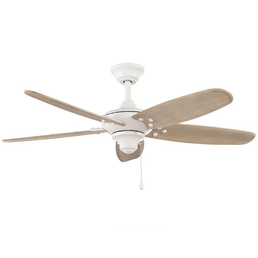 Home Decorators 51746 48 In. Altura Indoor/Outdoor Matte White Ceiling Fan