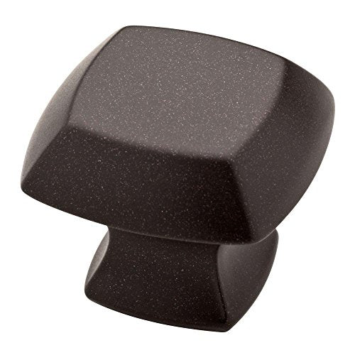 Liberty Mandara 1-1/4 in. (32mm) Cocoa Bronze Square Cabinet Knob (10-Pack)