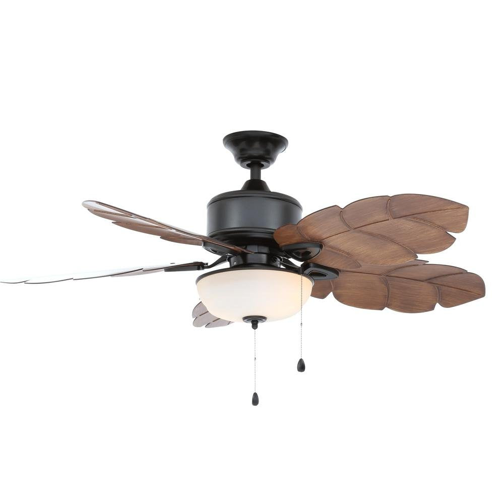 Home Decorators Collection 51422 Palm Cove 52 in. Natural Iron Ceiling Fan READ