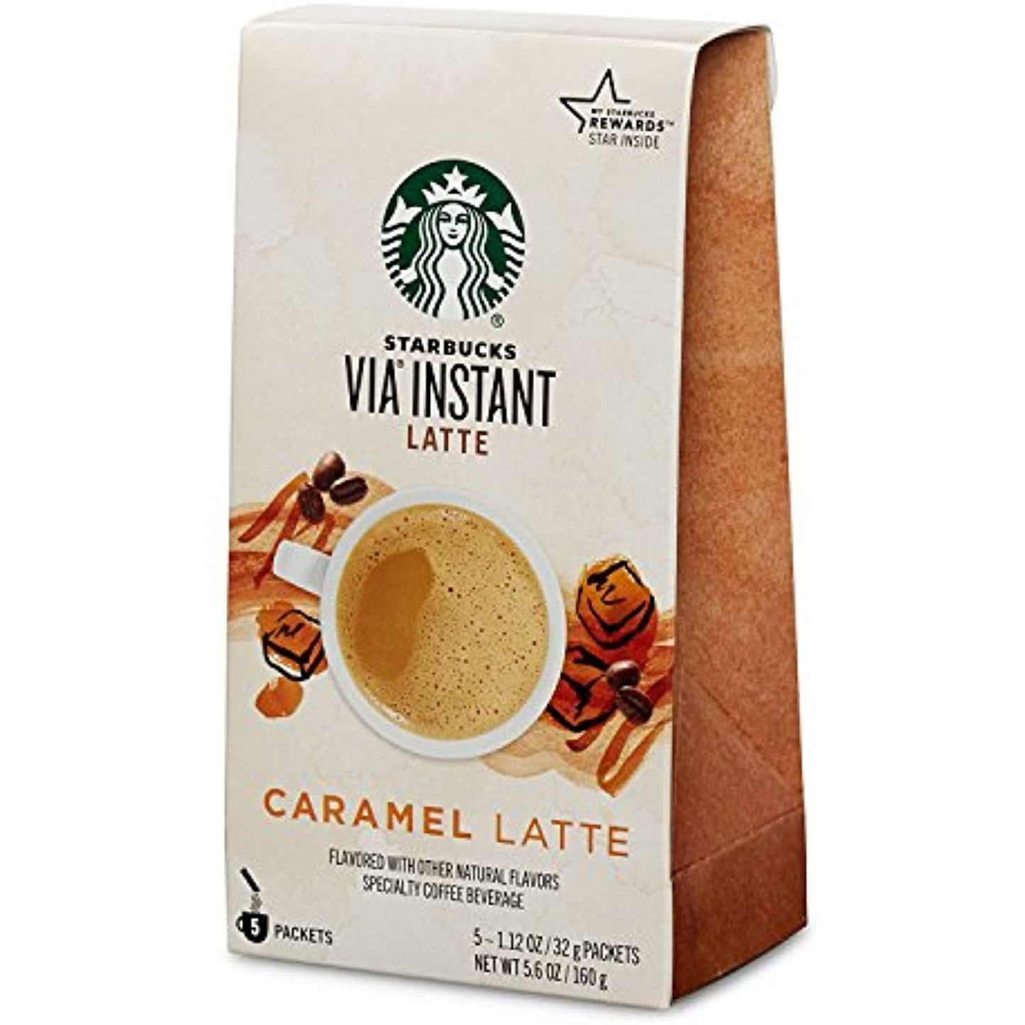 Starbucks via Caramel Latte Instant Coffee Flavor 12 Boxes 60packs BBD Nov 2020