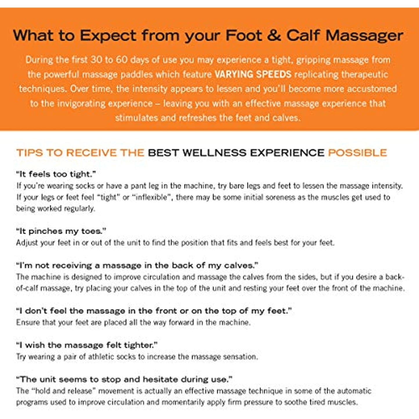 Human Touch Reflex5s Foot and Calf Massager - Perfect for Relaxation (PreOwned)