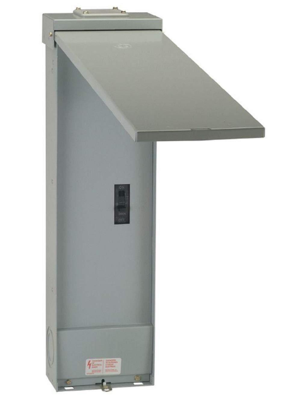 GE PowerMark Gold 200 Amp 10 in. Outdoor Circuit Breaker MISSING INSIDE COVER