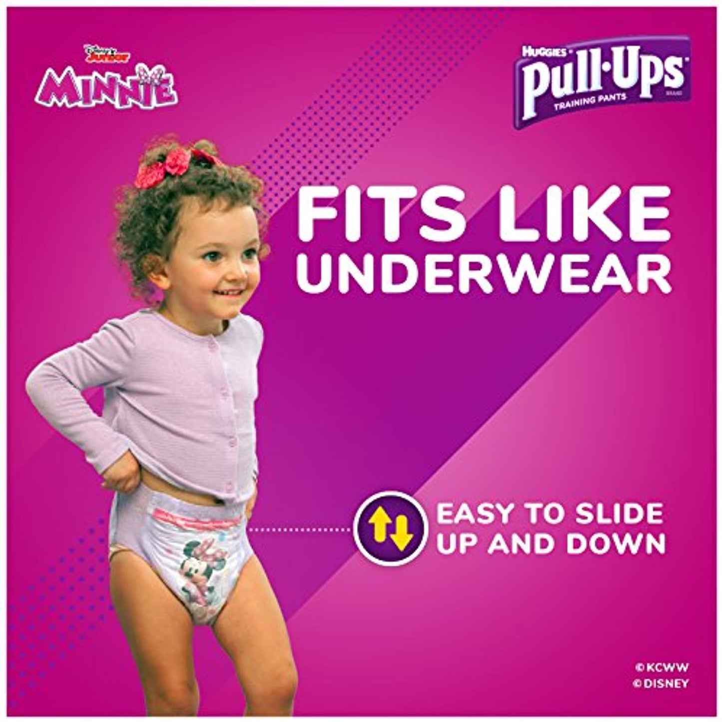 Pull-Ups Learning Designs for Girls Potty Training Pants, 3T-4T (32-40 lbs.), 22 Ct. (Packaging May Vary)