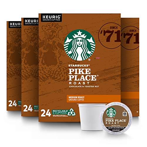 Starbucks Pike Place Medium Roast K-Cups (96 Count) Best Before July 2020