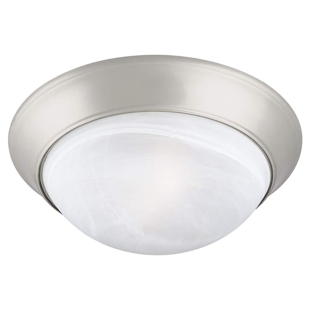 Design House 503201 2 Light Ceiling Light, Satin Nickel