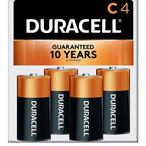 Duracell - CopperTop C4 Alkaline Batteries- long lasting- 4 count *Lot of 3