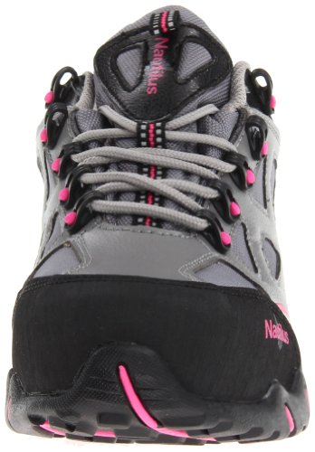 Nautilus 1851 Women's Comp Toe Waterproof EH Athletic Shoe,Grey/Pink,10 W US