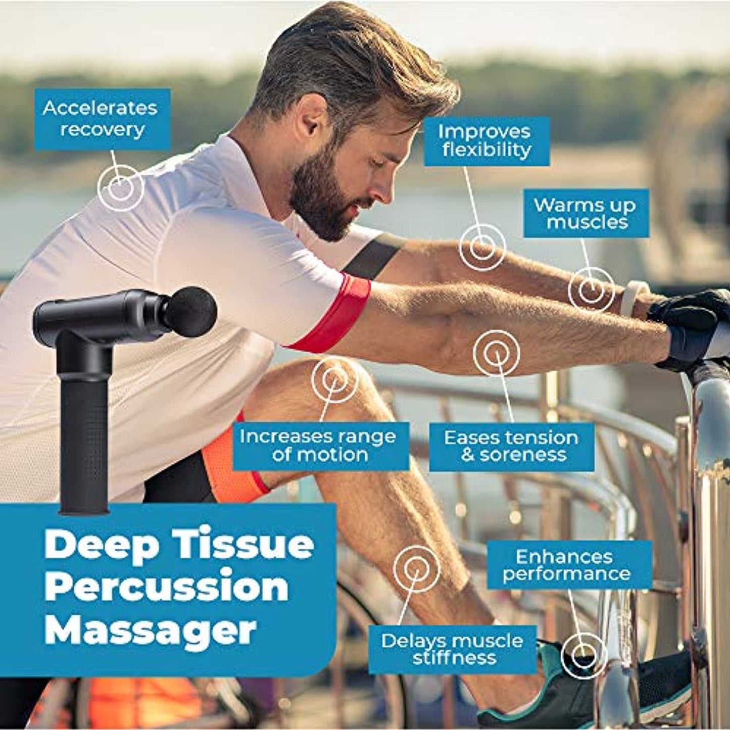 HoMedics Therapist Select Pro Percussion Massager Deep Tissue Body Massager