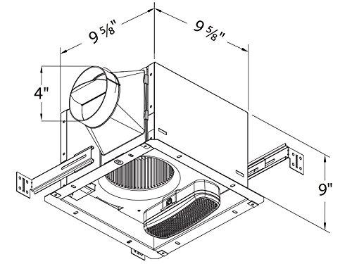 Delta Products Corporation VFB25ADBT Delta BreezSignature Series 110 CFM Fan w..