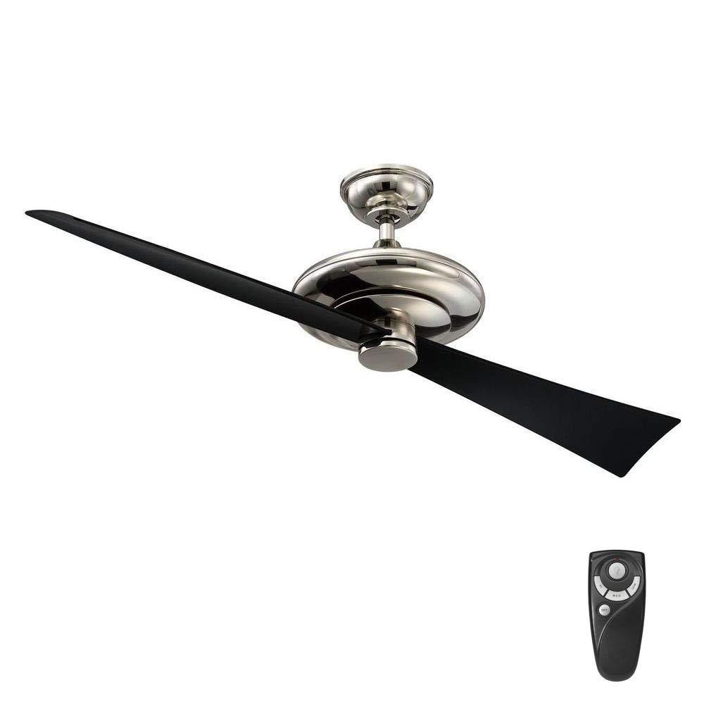 Home Decorators Collection Tetia 52 in. Polished Nickel Ceiling Fan
