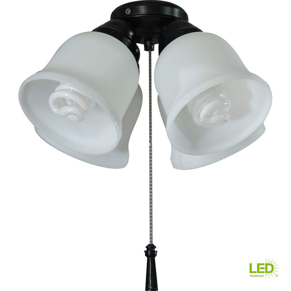 Hampton Bay Gazelle 4-Light LED Ceiling Fan Light Kit