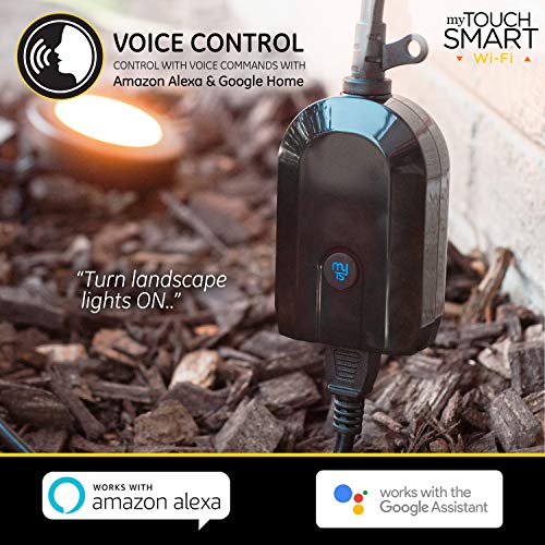 Enbrighten 45063 Color Changing (50ft. 6 Puck) WiFi Outdoor Landscape Lights Kit