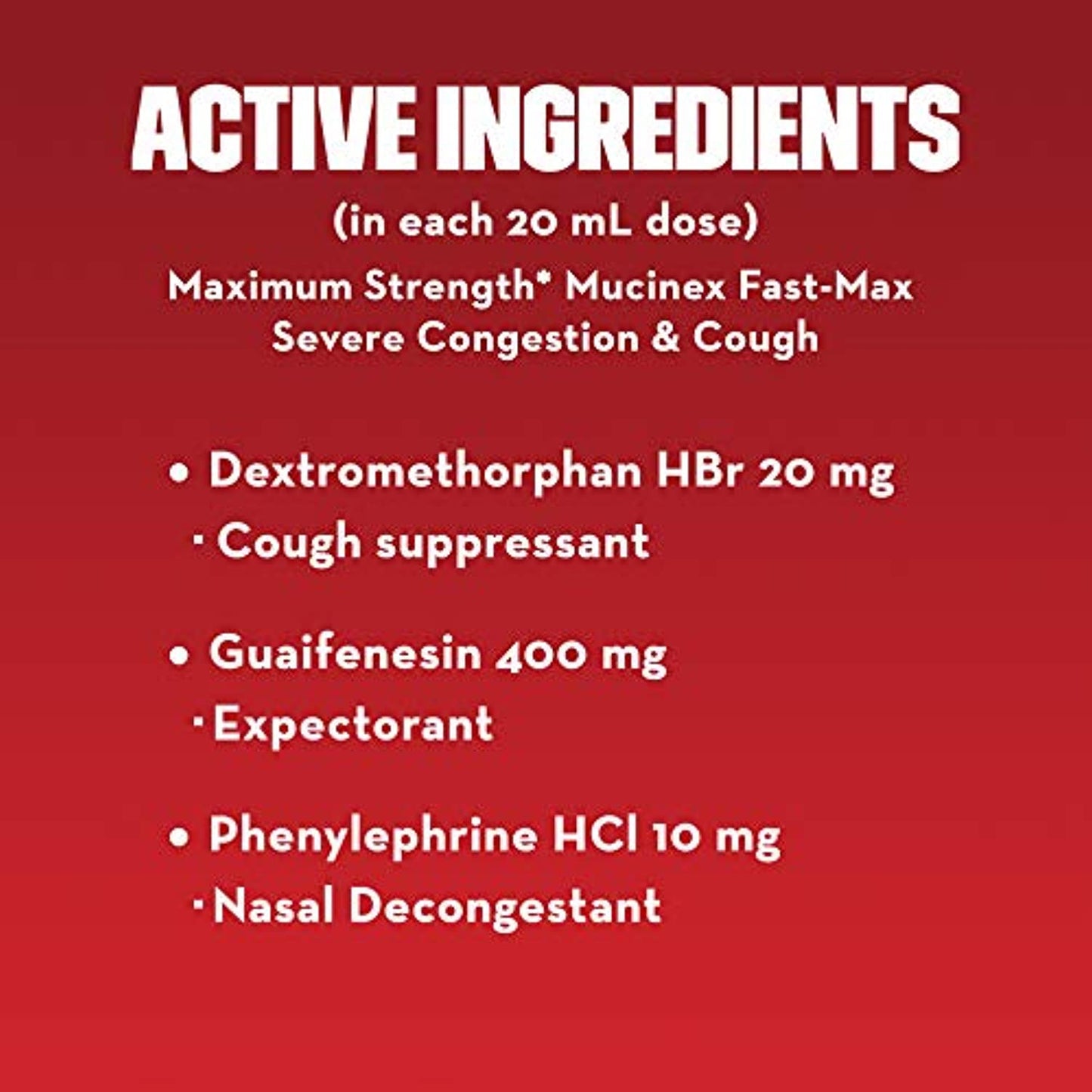 Mucinex Fast-Max Maximum Strength Severe 9 FL OZ (Pack of 4) EXP 8/2022)