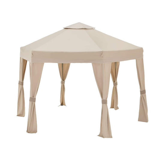 Garden Winds Replacement Canopy Top Cover for The Tacoma Hexagon Gazebo - RipL..