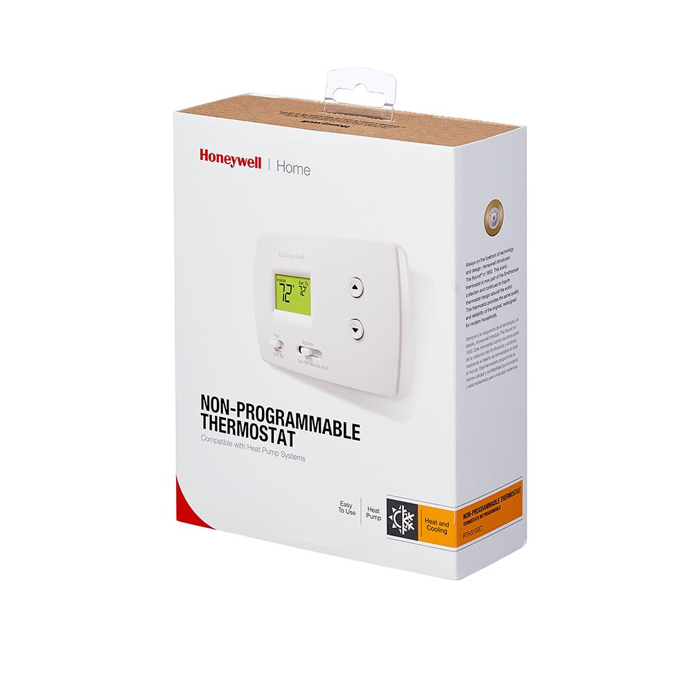 Honeywell RTH3100C1002/E1 Digital Heat/Cool Pump Thermostats