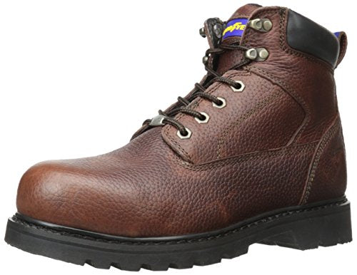 Goodyear GY6303 Steel Toe Work Boot, Dark Brown/Oiled Nubuck, 13 W US