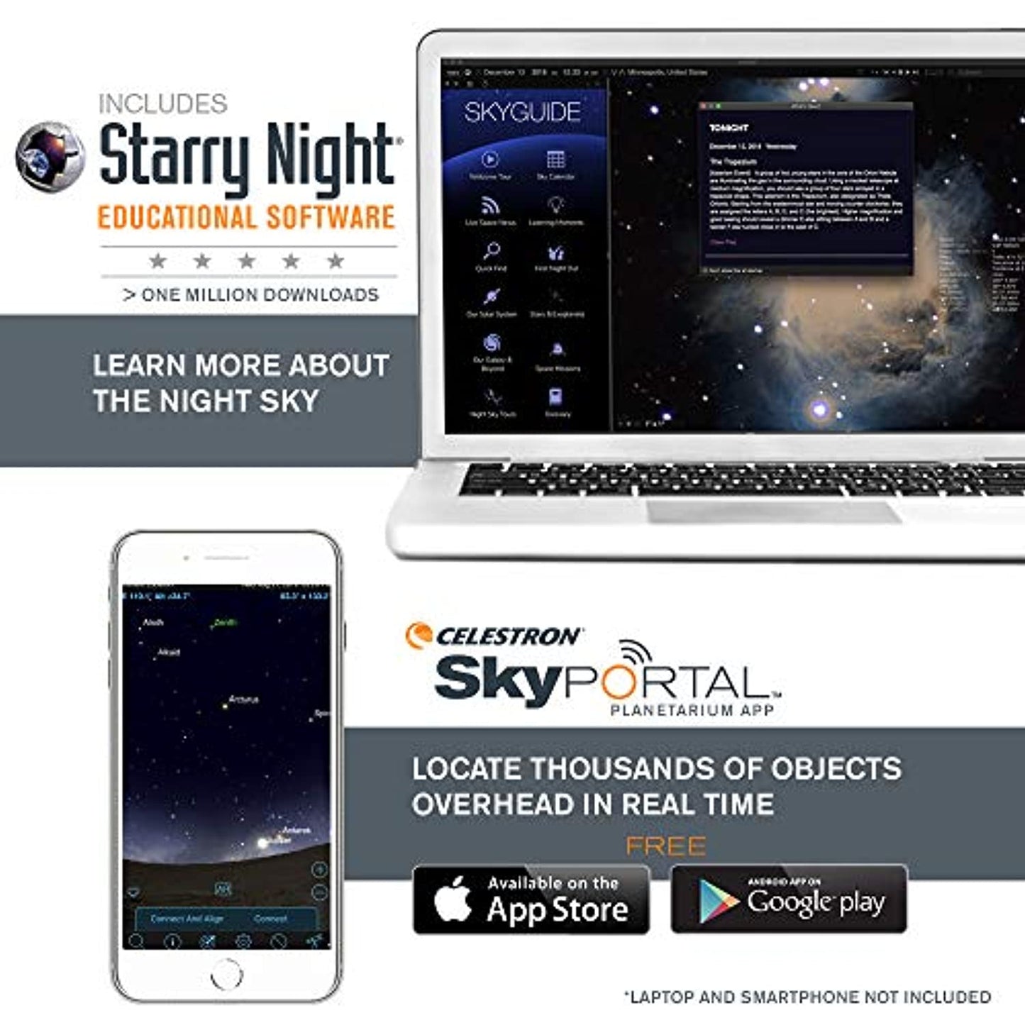 Celestron - 70mm Travel TeleScope -BONUS Astronomy Software Included- PREOWNED