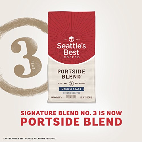 PACK OF 12 Seattle's Best Portside Blend Ground Coffee 12 oz Best Before 3/2020