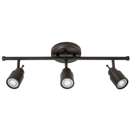 Lithonia Lighting LTFSTCYL MR16GU10 LED 27K 3H ORB M4 3 Fixed-Track Lighting Kit, Oil Rubbed Bronze