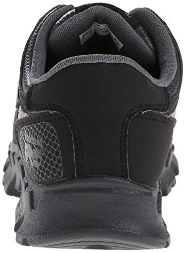 Timberland PRO Women's Powertrain ESD Alloy Safety Toe Black/Grey Sneaker 9 B - Medium