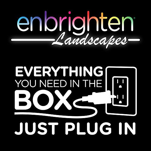 Enbrighten 45063 Color Changing (50ft. 6 Puck) WiFi Outdoor Landscape Lights Kit