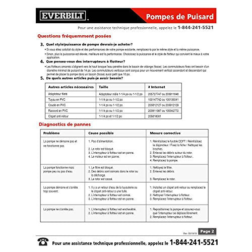 Everbilt 3/4 HP Professional Sump Pump PSSP07501VD