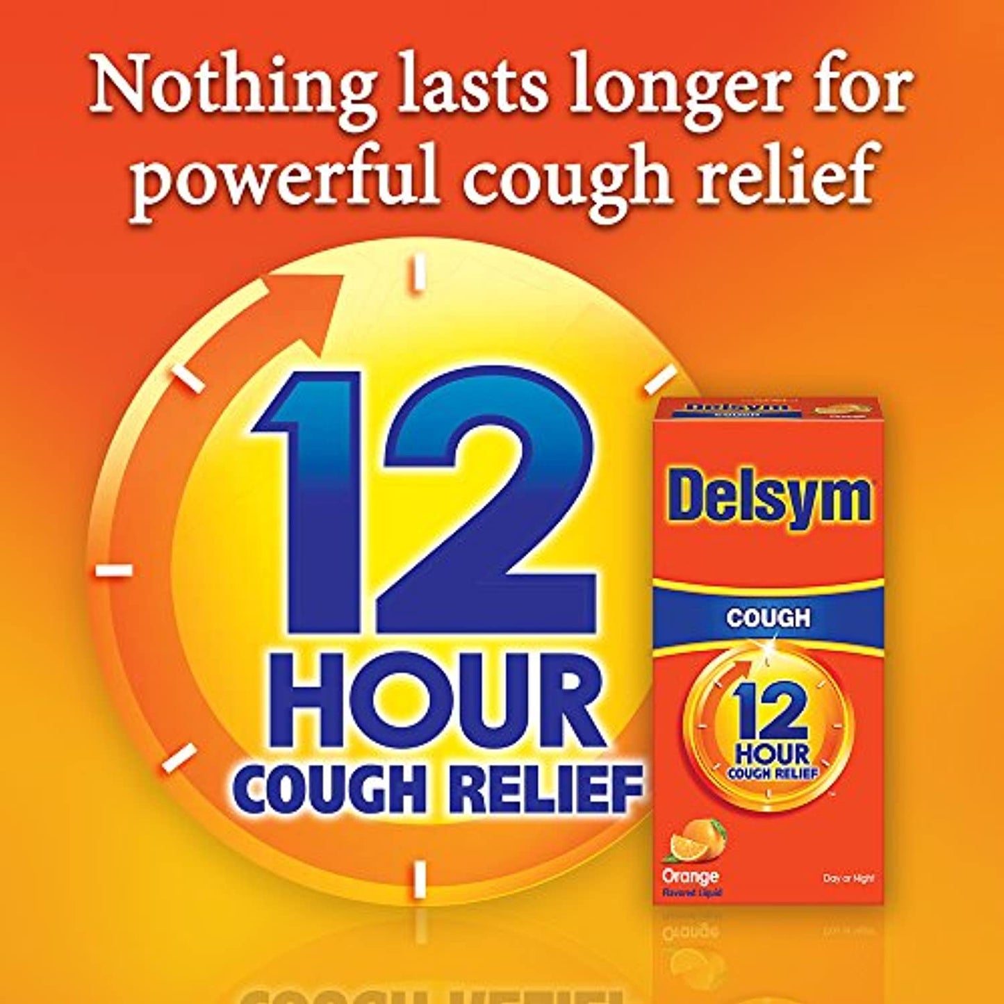 Lot of 6 Delsym Cough Suppressant Liquid Orange Flavor 3 oz each EXP 07/22