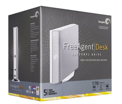 Seagate FreeAgent Desk 1 TB USB 2.0 Desktop External Hard Drive