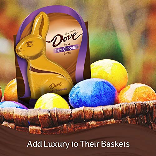 Dove Dark Chocolate Solid Easter Bunny, 4.5 Ounce Exp: 03-2021
