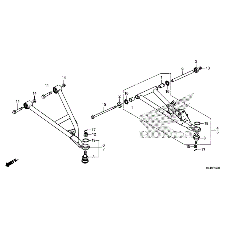 Honda OEM Part 51340-HL4-F00ZB