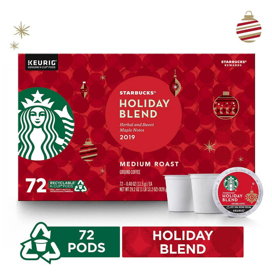 Starbucks Holiday Blend 2019 KEURIG 72 K-Cups 🔥Best Before 04/2020