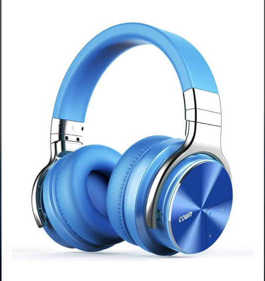 Cowin E7 Pro ANC Wireless Headphones-(Blue)
