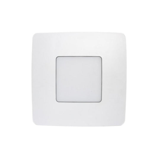 ReVent 110 CFM Easy Installation Bathroom Exhaust Fan with LED LIghting, White