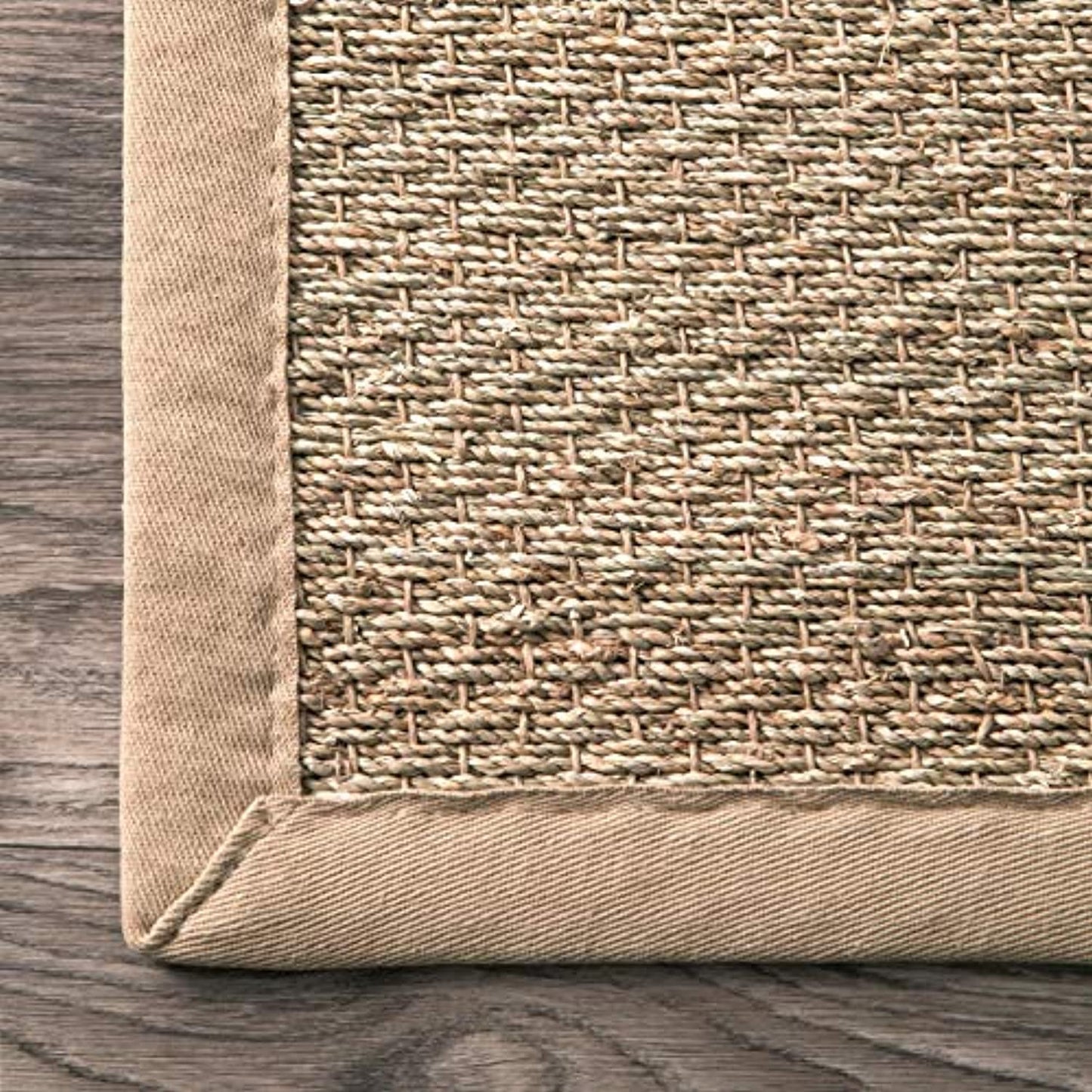 NuLoom Elijah Natural Seagrass Farmhouse Area Rug, 2' 6" x 4', Beige