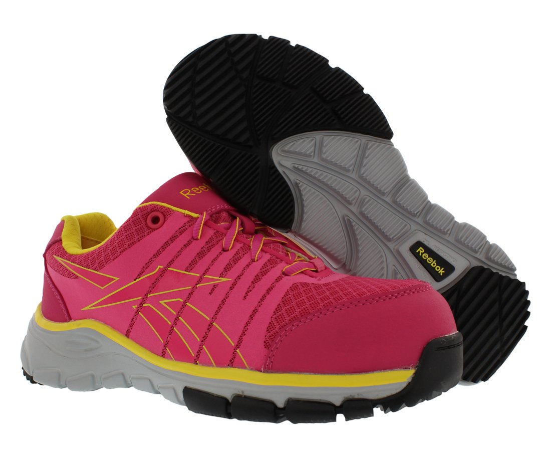 Reebok Women's Arion Work Fushia Ankle-High Fabric Running Shoe - 7M