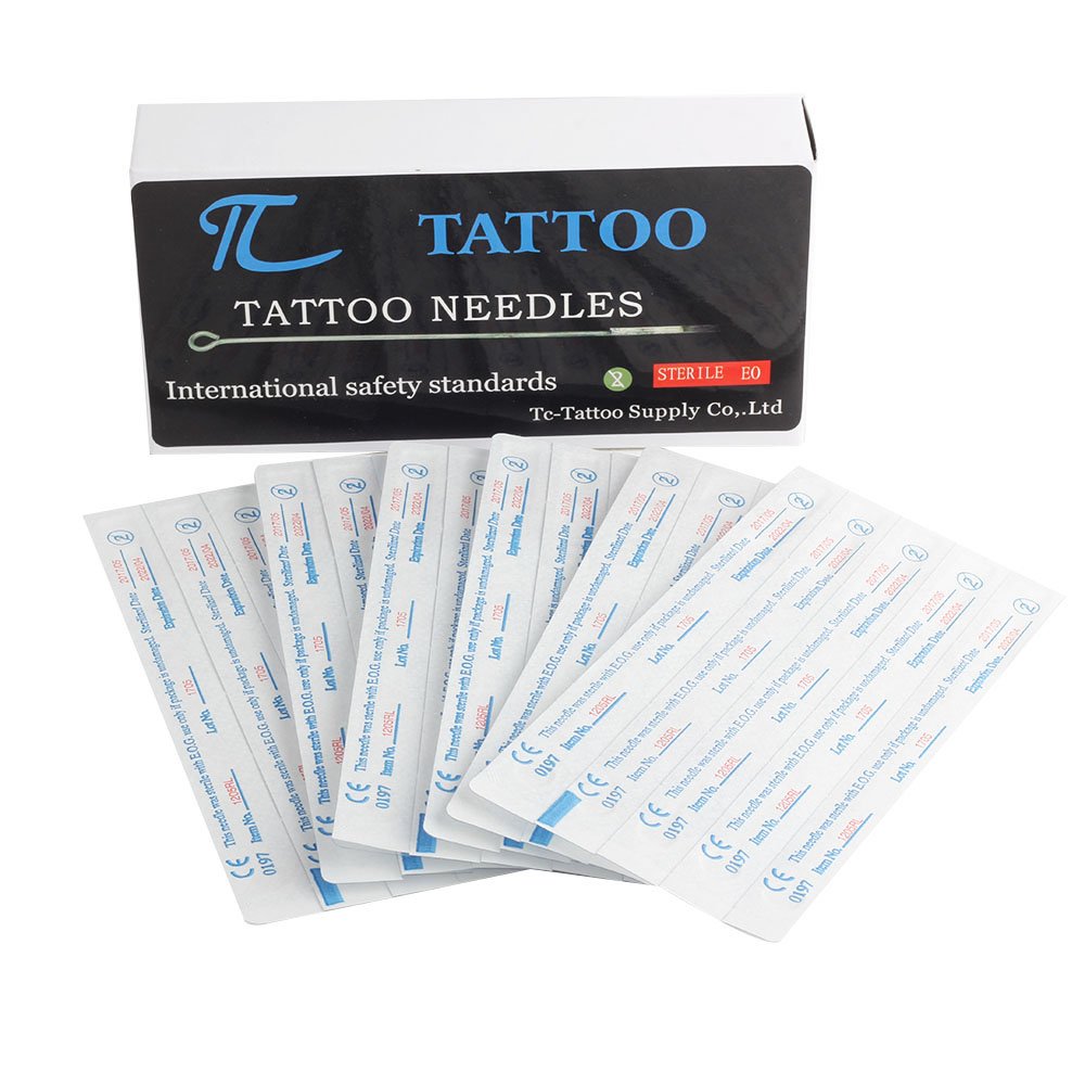 50 Tattoo Needles 5RL Tc Tattoo 5 Round Line Tattoo Machine Tattoo Kit