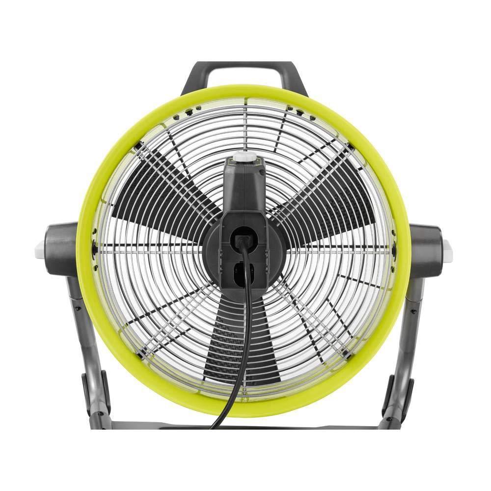 Ryobi 18-Volt ONE+ Hybrid 18 in. Air Cannon Drum Fan