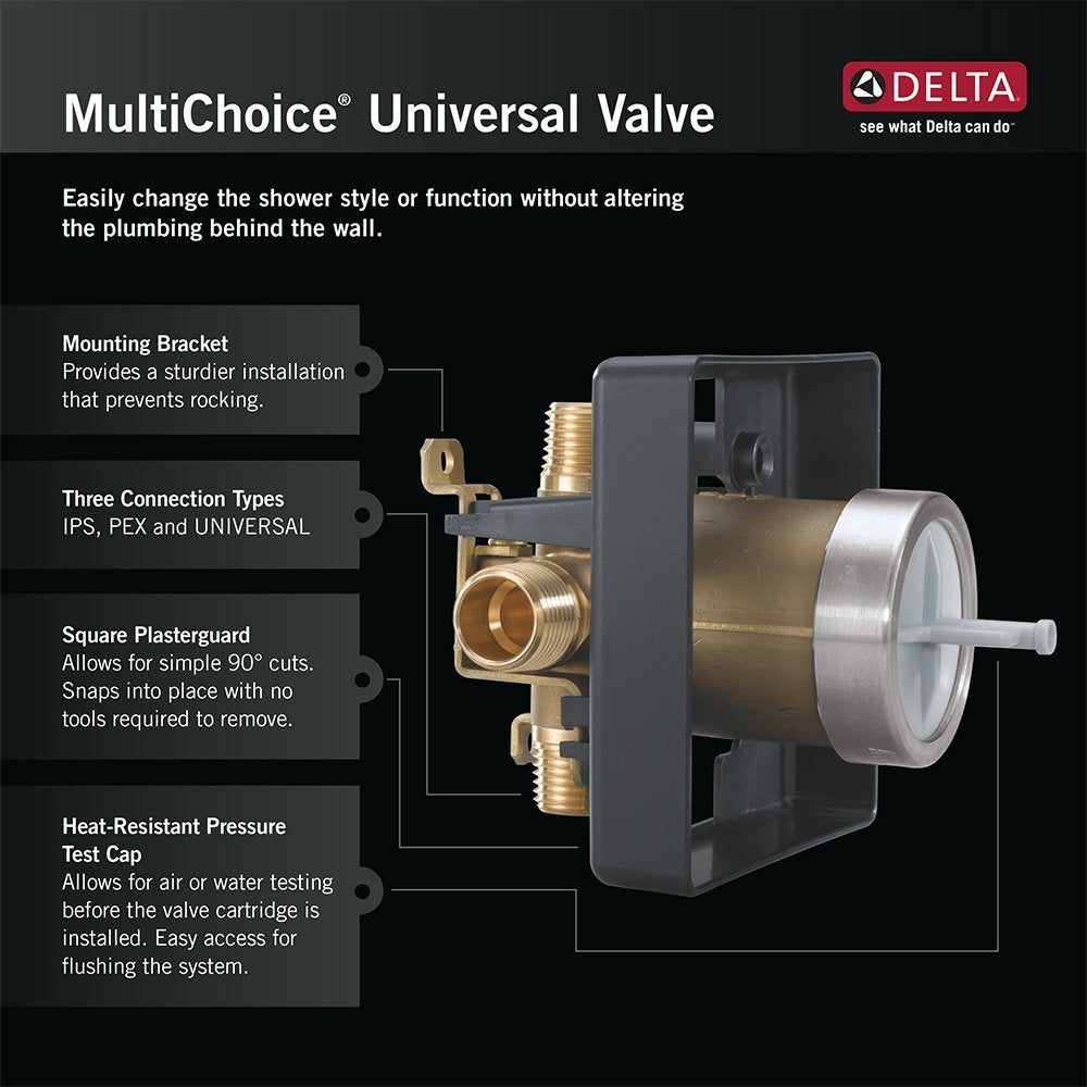 Delta Faucet R10000-UNBX MultiChoice Universal Tub and Shower Valve Body