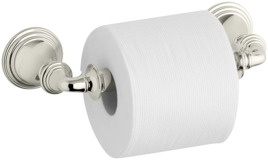 KOHLER K-10554-SN Devonshire Toilet Tissue Holder, Vibrant Polished Nickel